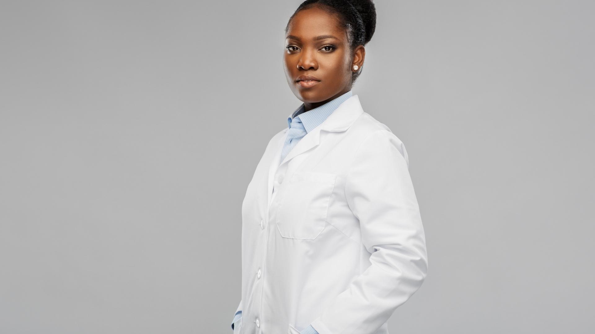 Researcher in the lab